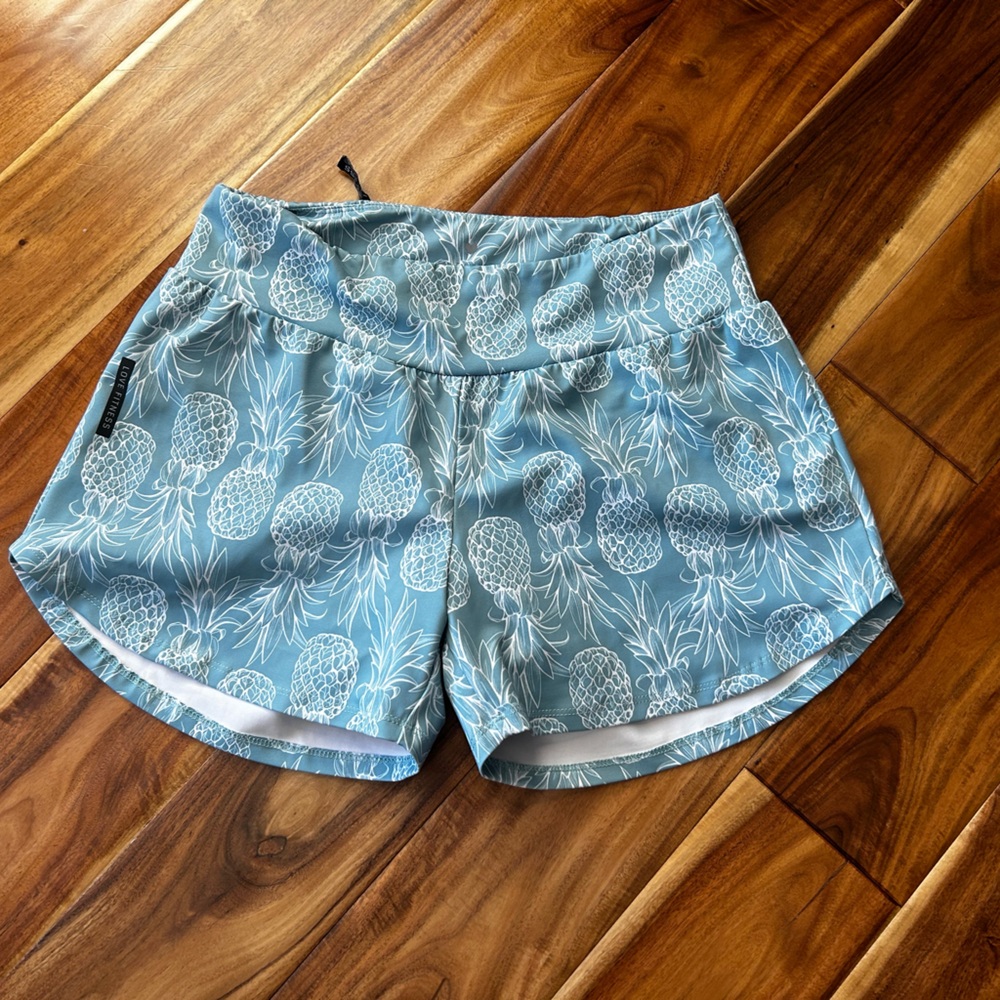 Love Fitness Pineapple Shorts